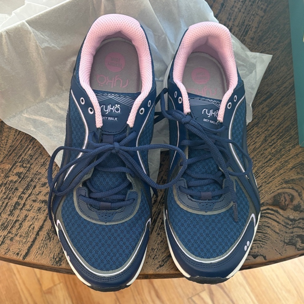 Ryka Navy and Pink Women's Athletic Shoes